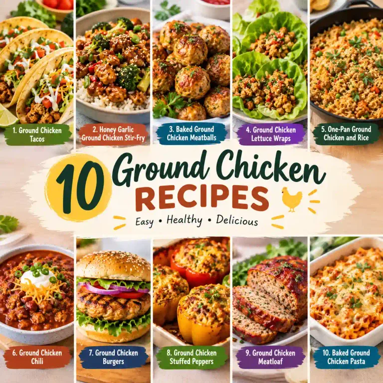 10 Best Ground Chicken Recipes You'll Want on Repeat 2 10 Best Ground Chicken Recipes You’ll Want on Repeat