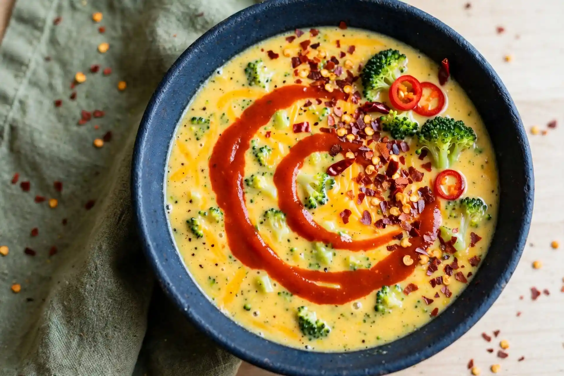 Creamy Broccoli Cheddar Soup (One Pot, 40 Minutes) 1 broccoli cheddar soup variation shot